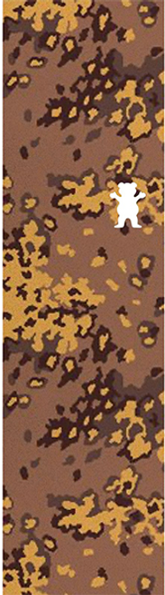 GRIZZLY 1-SHEET CAMO BEAR CUTOUT BRN/MUSTARD