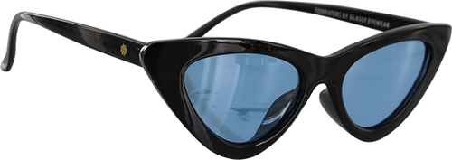 GLASSY BILLIE BLK/BLUE SUNGLASSES POLARIZED