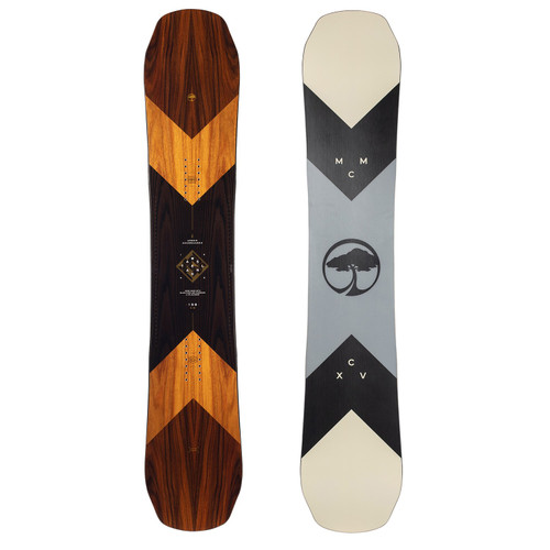 Arbor Wasteland Rocker Snowboard 2021 Woodgrain 161mw