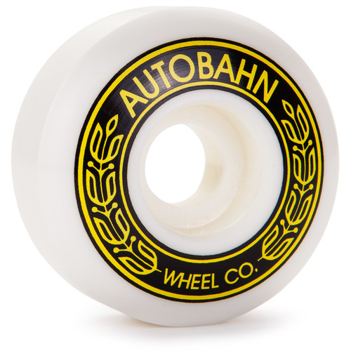 AutoBahn AB-S Skate Wheels Set White Black Yellow 54mm/99a