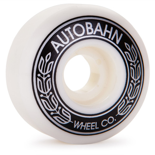 AutoBahn AB-S Skate Wheels Set White Black Silver 52mm/99a