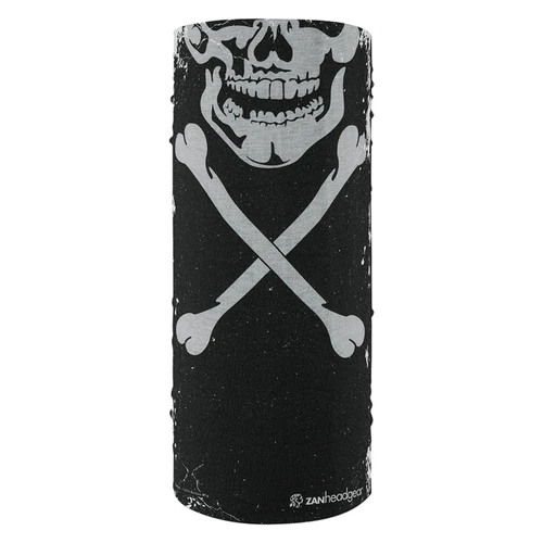 Zan Headgear Motley Tube Poly Skull X Bones One Size
