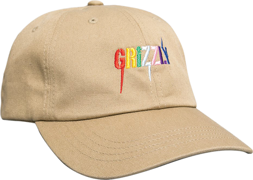 GRIZZLY INCITE DAD HAT ADJ-KHAKI