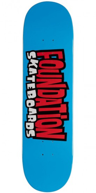 Foundation From the 90s Skate Deck Blue 8.25