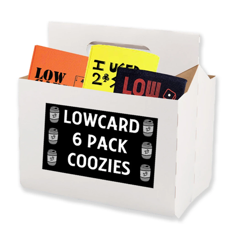 Low Card 6/pack Coozies Assorted Onesize