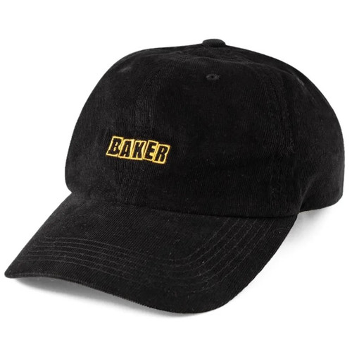 Baker Brand Logo Cord Hat Black Snapback