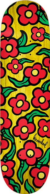 KROOKED WILDSTYLE FLOWERS SKATE DECK-8.25