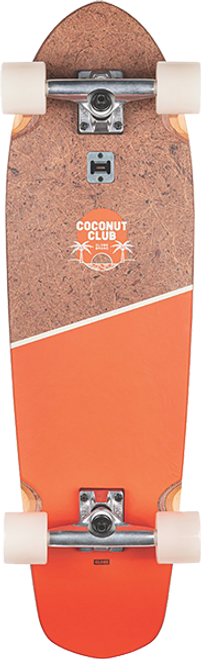 GLOBE BIG BLAZER SKATEBOARD COMPLETE 9.12x32 COCONUT/MANDARIN