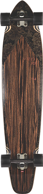 GLOBE BYRON BAY SKATEBOARD COMPLETE-9.5x43 EBONY/NIGHTSHADE