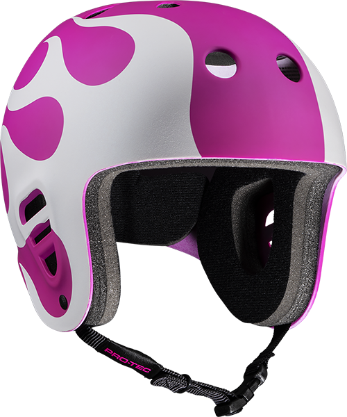 PROTEC FULLCUT GONZ FLAME PINK/WHT-M HELMET