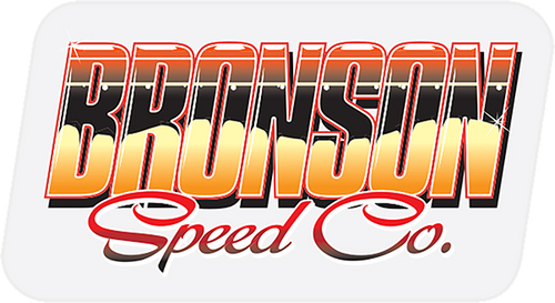 BRONSON CANT BE BEAT 3.5"X1.9" STICKER (2 pack)