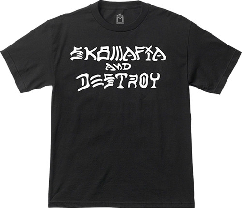 SK8MAFIA DESTROY SS TSHIRT LARGE  BLACK