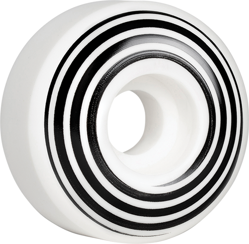 HAZARD CP SWIRL LOGO RADIAL 53mm WHITE WHEELS SET