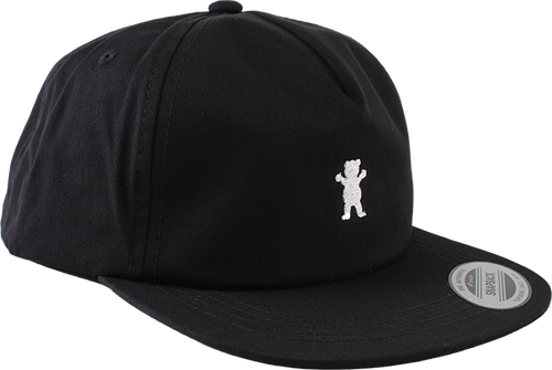 GRIZZLY OG BEAR UNSTRUCTURED HAT ADJ-BLACK/WHT
