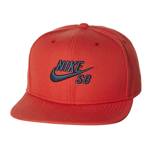 Nike SB Icon Pro Snapback Hat Lt Crimson