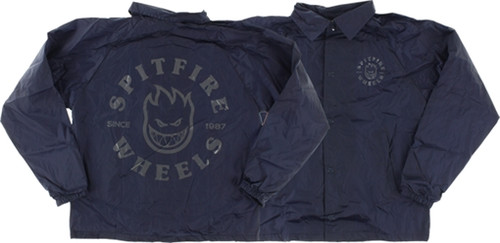 SPITFIRE BIGHEAD CLASSIC COACH JACKET LARGE  NAVY/REFLECTIVE
