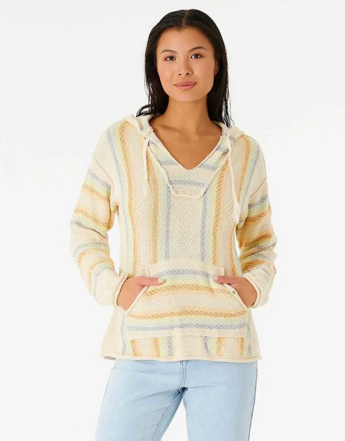 Rip Curl DayBreak Poncho Hoodie White