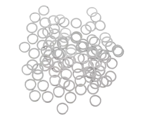 Social Speed Rings 100 pack Silver 8mm