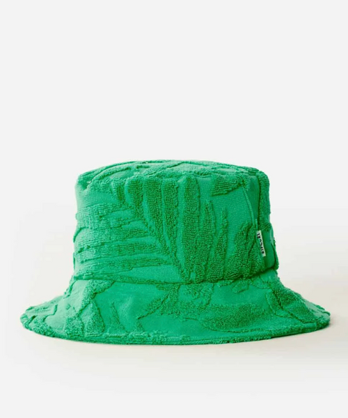 Rip Curl Sun Rays Terry Bucket Hat Green