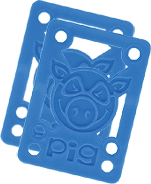 PIG PILES 1/8" HARD RISERS BLUE (Set of 2)