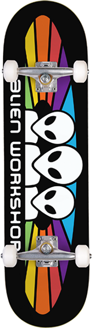 ALIEN WORKSHOP SPECTRUM SKATEBOARD COMPLETE 7.75 BLACK