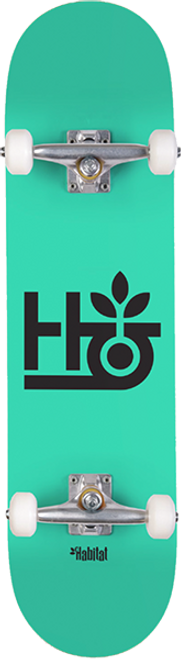 HABITAT POD SKATEBOARD COMPLETE 7.75 TEAL