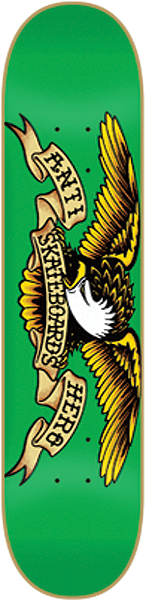 ANTI HERO CLASSIC EAGLE SKATEBOARD DECK 7.81 GREEN