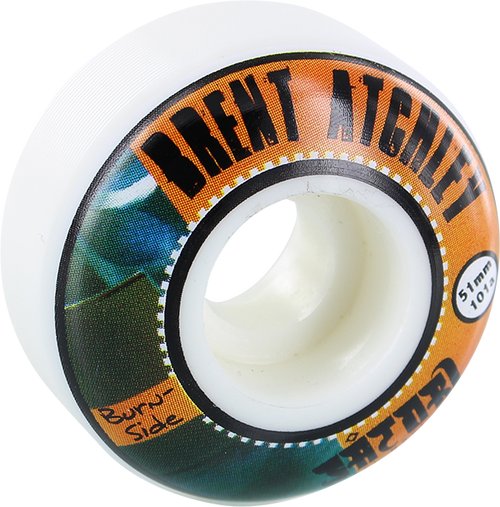 SATORI ATCHLEY BURNSIDE 51mm 101a WHITE WHEELS SET