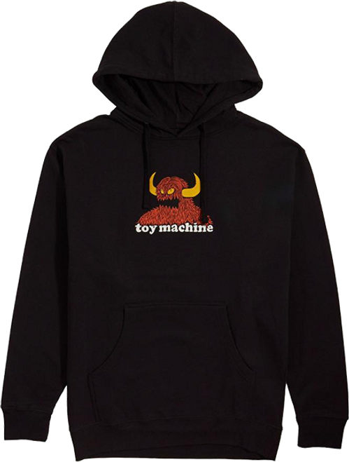 TOY MACHINE FURRY MONSTER HD/SWT SMALL BLACK