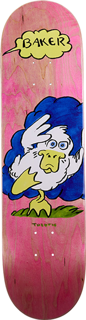 BAKER BEASLEY QUACK SKATEBOARD DECK 8.12 PINK