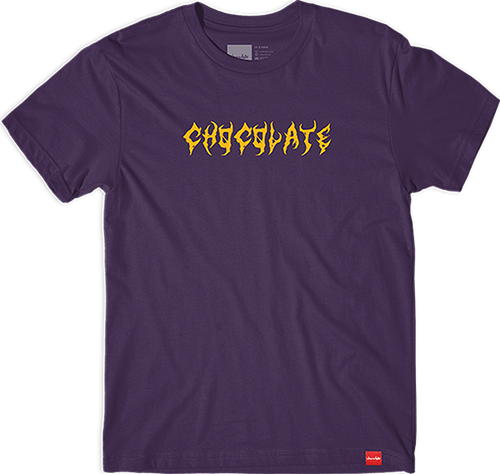 CHOCOLATE METAL SS TSHIRT XLARGE PURPLE