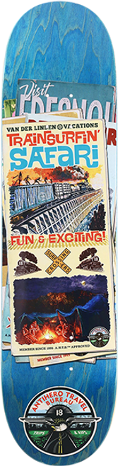 ANTI HERO VAN DER LINDEN TRAVEL BUREAU SKATEBOARD DECK 8.06