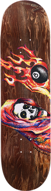 BAKER FUNKHOUSER REAPER SKATE DECK-8.5 BROWN