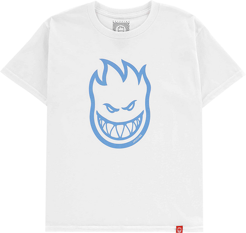 SPITFIRE BIGHEAD YTH SS 4T-WHT/LT.BLUE