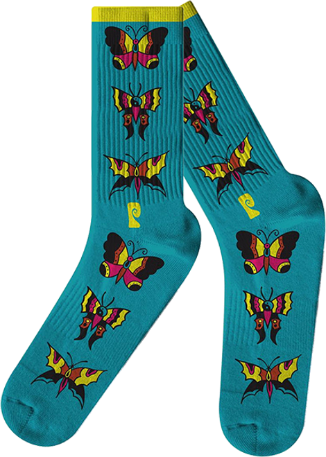 PSOCKADELIC FLY NOW CREW SOCKS