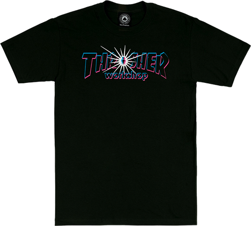 THRASHER X AWS NOVA SS TSHIRT XLARGE BLACK