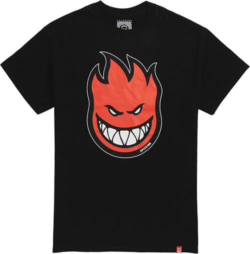SPITFIRE BIGHEAD FILL SS TSHIRT XLARGE BLK/RED/WHT