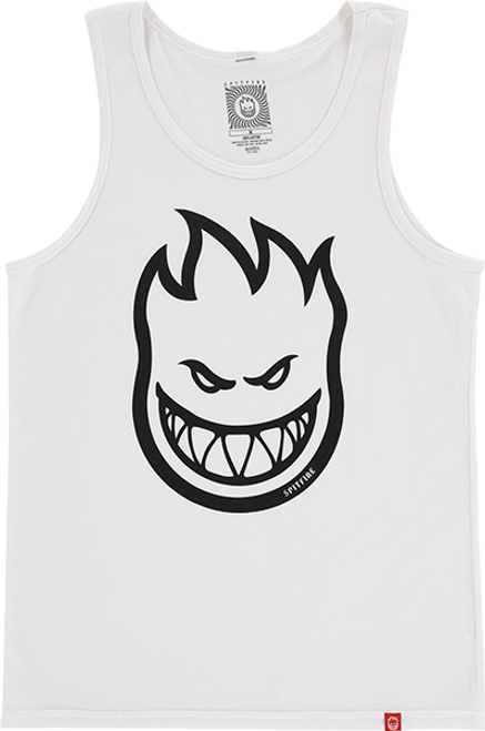 SPITFIRE BIGHEAD TANK TOP MEDIUM WHT/BLK