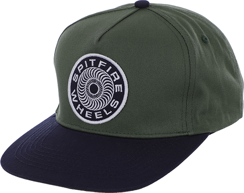 SPITFIRE CLASSIC 87 SWIRL PATCH HAT ADJ-DK.GREEN/NAVY