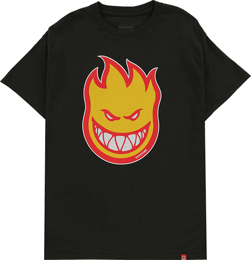 SPITFIRE BIGHEAD FILL SS TSHIRT MEDIUM FOREST/GOLD/RED