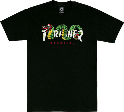 THRASHER AZTEC SS TSHIRT SMALL BLACK