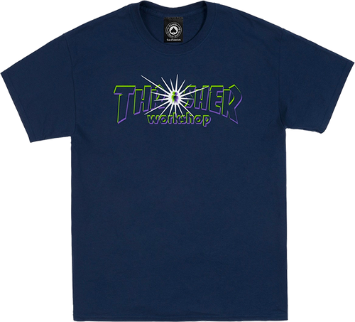 THRASHER X AWS NOVA SS TSHIRT XLARGE NAVY