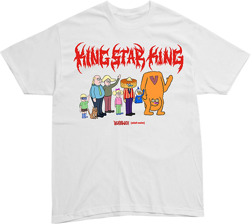 DEATHWISH KING STAR KING SS TSHIRT LARGE  WHT