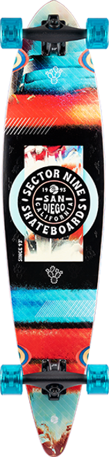 SECTOR 9 LEDGER FIESTA SKATEBOARD COMPLETE 9.25x40