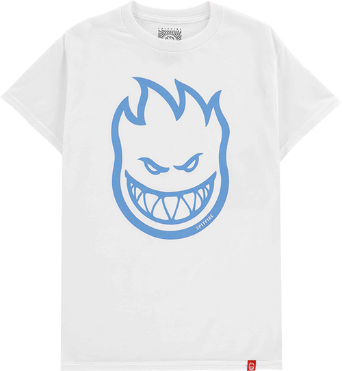 SPITFIRE BIGHEAD SS TSHIRT MEDIUM WHT/LT.BLU