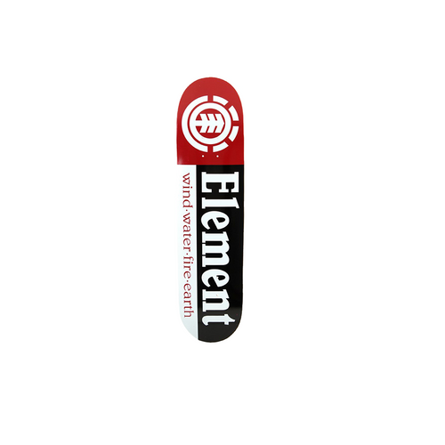 Element Section Skate Deck Red Black White 8.5