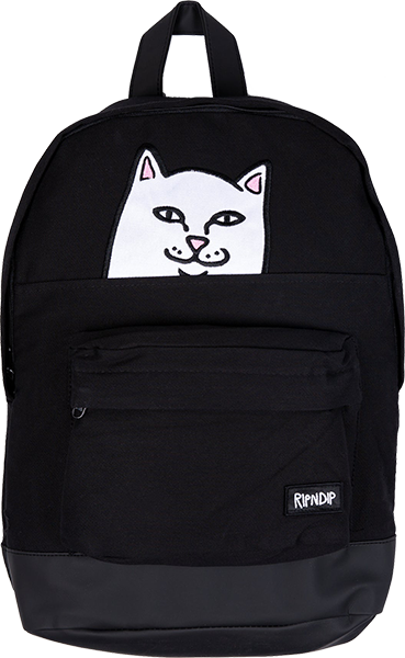 RIPNDIP LORD NERMAL VELCRO HANDS BACKPACK BLACK