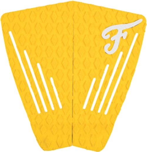 FAMOUS TYLER ECO LIGHT 2pc YELLOW SURFBOARD TRACTION PAD