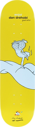 ENJOI DREHOBL DON'T BE A DICK SKATEBOARD DECK-8.25 r7 sale