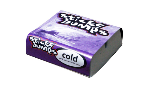 Sticky Bumps OG Surf Wax Single White COLD (3 Pack)
